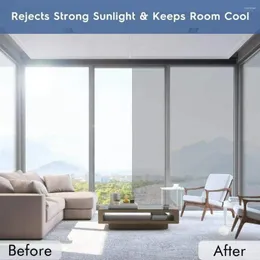 Fensteraufkleber Einweg Mirrorfilm Wärmeisolierung 50 cm x 200 cm Privatsphäre Glas Aufkleber Reflektierend UV Solar Isolation Selbstkleber