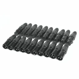 Aksesuarlar 10PAIR XLR DMX 3 Pin Erkek Kadın Mikrofon Yılan Fişi Ses Mikrofon Kablo Konektörü Adaptör Pirinç Mikrofon Aksesuarları