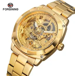 Orologi da polso 2021 Forsining Top venduta in acciaio inossidabile in acciaio inossidabile Gener di lusso marmellata automatica Tangan Skeleton Orologi Relogio Masc4686218