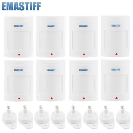 Detector Frete grátis! 8pcs/lote Wired Pir Motion Sensor Detector de alarme PIR Sensor de detector de movimento infravermelho para GSM Segurança da casa