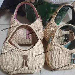 Borsa da spiaggia di alta gamma di borse da donna di alta qualità Nuova borsa intrecciata in tessuto originale Super fibra in fibra a mano round borsetta coreana