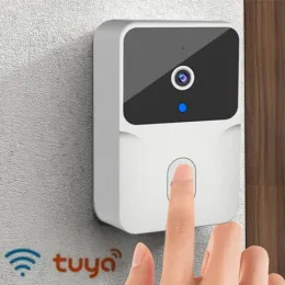 Campainha tuya smart wifi smartbell wireless shols shols talkback bell camera camera video noite visão à prova d'água para segurança doméstica