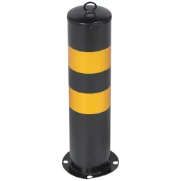 Signal 50cm Safety Post Parking Delineator Barrier Warning Post Barricades Metal Fence Gate Column Driveway Security Safety Bollard