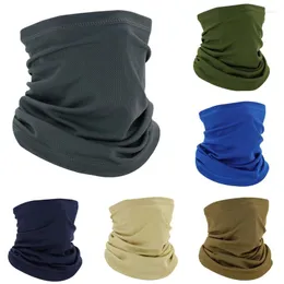 Eşarplar Çok Fonksiyonlu Başlık Eşarp Boyun Kapağı Adam Kadın Yüz Yürüyüş Tüp Beanie Bandana Toz geçirmez Balaclava