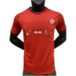 Futbol Formaları Erkeklerin Trailsits 2324 Brezilya Uluslararası Ev Kiti Maç Takımı Eğitimi Yeni Kırmızı Futbol Forması