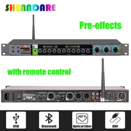 Equipaggiamento Shenndare K1 Processore audio karaoke KTV Preeffects Professional Digital Audio Echo Effect Processor con Bluetooth USB