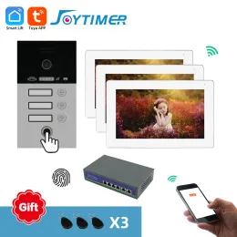 Intercom Joytimer IP Wi -Fi Wireless Video Intercom System Tuya Smart Home Door Dope Support Persinceprint Разблокировать вилла 1f/2f/3f