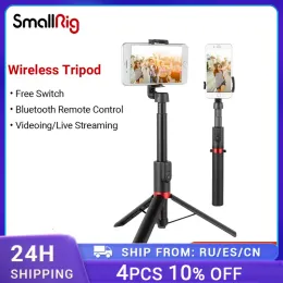 モノポッドSmallrig Wireless Bluetooth Tripod Foldable Remote Control Tripod LightWeight for Selfie Live Streaming Tik Tok forすべての携帯電話