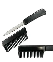 Accessori di moda pettine Black Knife che assomiglia a una spazzola per capelli per donne6223382