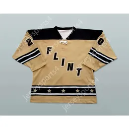 GDSIR Custom Kevin Kerr 20 Flint Generals Hockey Jersey New Ed S-M-L-XL-XXL-3XL-4XL-5XL-6XL