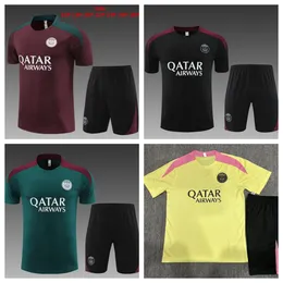 2024 2025 PSGS Trailsuit Erkekler Futbol Eğitim Kısa Takım 24 25 Tuta Maillot PPSG Terzer Ceket Paris Mbappe Erkekler ve Çocuk Kiti Futbol Jogging Survetement Chandal