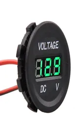 Professionell vattentät mätare LED Digital Display Voltmeter 12V24V Grön LED -ljus för universell bil Motorcykelmätning Voltage3948829