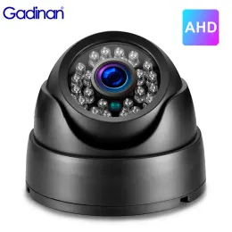 카메라 가디난 AHD 카메라 5MP 1080P 720P CCTV 돔 보안 24PCS IR LED 25 미터 IR 거리 블랙 실내 스마트 홈 비디오 감시