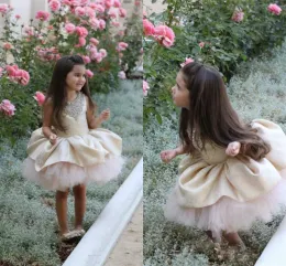 Abiti 2017 Girls Short Pageant Dresses for Toddlers Tulle and Lace Kids Girl Birthday Party Communione Abiti di Comunione Giorni