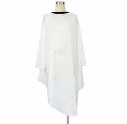 1 PC 100 panno poliestere color bianco salone salone Cape abbigliamento abito taglio di capelli barbiere antistatico taglio Cape7039067