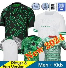 Nigeria 2024 Maglie da calcio Osimhen 19 22 23 24 Shirt da calcio retrò Okocha Simon Lookman Iheanacho Retry Maglie 184 94 96 ALL'allenamento Uniforme 1994 1996 Retro