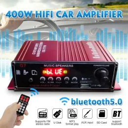 Усилитель 400W Home Digital усилители Audio 110240V Bass Audio Power Bluetooth усилитель Hifi fm Auto Music Speakers FM Aux SD