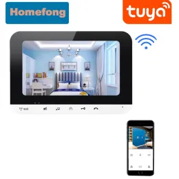 Intercom HomeFong Tuya Smart WiFi Video Intercom System für Home Wireless Door Phone Indoor Monitor