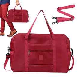 Stume da stoccaggio Valica Duffel durante la notte Sports tote Weckout Spalla Weekender Affermazione di grande capacità impermeabile per