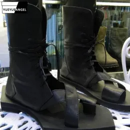 Sandálias designers homens sandálias casuais botas feitas à mão