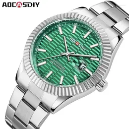 Avanadores de pulso Aocasdiy Top Brand Fashion Luxury Man Clock Business Watch Men's Watch Chronógrafo à prova d'água para Relogio Masculino