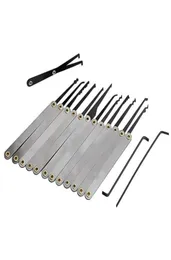 15 -teilige Entsperrsperrung Set Key Extractor Tool Lock Picking Tools Lock Opener Schlosser Tools254Z955551643387274