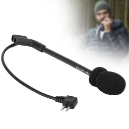 Accessori Black Z tattica tattica microfono microfono 2 perno per cuffia di riduzione del rumore comtac II H50 Microfone audio trasparente