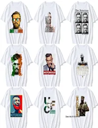 Conor McGregor T 셔츠 MMA 악명 높은 Tshirt 남자 짧은 슬리브 탑 티 O 목 의류 수컷 Tshirt Homme 셔츠 2206166287739