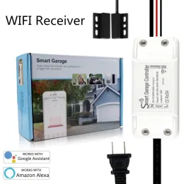 Kontrollera Tuay WiFi Switch Garage Door Remote för bilgarageport med Alexa Google Home och IFTT SMART LIFE/TUYA APP CONTROL SWITCH SWITCH SWITCH