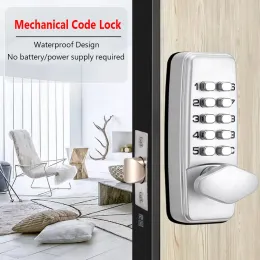 Sperren Sie Home Security Druckknopf Kombination Kennwort Sicherheitstür Schloss Digitales mechanisches Code -Lock -Gate -Eintrag Zugriff