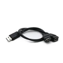 2 in 1 usb2.0拡張ケーブル男性から雌のUSBデータケーブル充電ケーブルハードディスクネットワークカード接続データ転送ケーブルデータ転送ケーブル