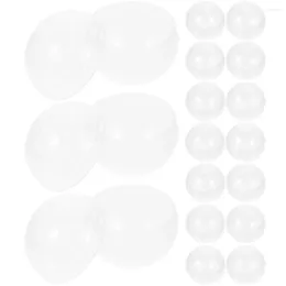 Aufbewahrungstaschen 20 PCs kleine klare Bälle Spielzeug Mehrzweckverpackung Plastikverpackungsautomaten spielen runde Desktop-Klauenspielzeuge lustig