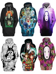 hoodie sweater halloween costumes Spirited Away 3d Print hoodies Men womens hoodie Sweatshirt ChihiroNo Face ManWhite Dragon S51620495