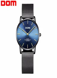 Dome Ladies Bangle Watches Top Brand Luxury Women Watch Watchonation Leather Quartz Watch Watch Blue Dial для женщин G36BK2MT2392937