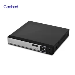 Recorder Gadinan H.265 4CH/8CH POE wideo CCTV rejestrator System 4k 8MP Ultra HD NVR wykrywanie twarzy P2P kamera sieciowa IP kamera ochron