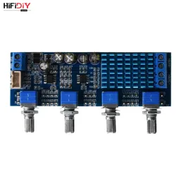 Amplifiers HIFIDIY TPA3116 2.0 Amplifier Board Car Digital Audio Amplifier 50W*2 TPA3116 Home TREBLE MIDDLE BASS adjust for Speaker A2.04P