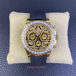 2024 NOWOŚĆ CZYCZNEGO FACTORY MENS WATM Niestandardowy 4130 Ruch Rozmiar 40 mm szafirowe lustro Mosan Diamond Pierścień Naturalny Pasek 904L Stal