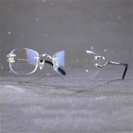 2024 Top -Designer für Männer Luxusdesignerin Frauen Sonnenbrillen Trend Clear Glass Rahmen Reading Computer Frauen Männer Brillen Trendy zufällige transparente Dekorationskajia