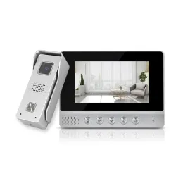 Campanelli da 7 pollici Sistema Smart Video Sistema Intercom con fotocamera Unlock Talk Video Digital Peephole Door Telefono Video Intercom