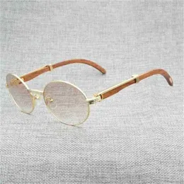 2024 Fashion Off Designer de luxo Novos óculos de sol masculinos e femininos fora do búfalo natural búfalo Homem de madeira de madeira Clear Frame Round para o verão ao ar livre Oculos Gafas