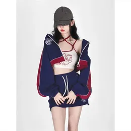 Autumn Women's Short Dresses Sports Suit Elegant and Pretty Sexy Cat Print Casual Short Coat Female Party Dresses. 240329