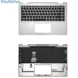 Carte originali per HP EliteBook X360 1040 G5 G6 Palmrest US Copertina superiore tastiera