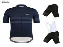 2020 Ralvpha Bike Pro Team Men039sレーシングスーツトップストライアスロンMTBバイクウェアユニフォームクイックドライサイクリングSSTS ROPA CICLISMO3056483