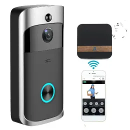 Doorbell Smart Ring Video Doorbell Camera WiFi Wireless Door Bell Camera مع شاشة فيديو Internation