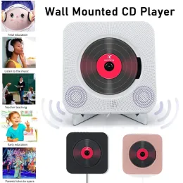 Player Wall Mounted CD Player Support Bluetooth USB Disk FM Radio TF -Karte Tragbarer CD -Musikplayer mit Fernbedienungslautsprecher