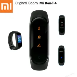 Bileklikler Orijinal Xiaomi Mijia Band 4 Akıllı Bluetooth 5.0 Bileklik Fitness Bilezik AMOLED Renk Dokunmatik Ekran Müzik AI Kalp Hızı