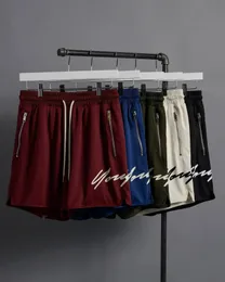 INS Basketball Shorts Zipper American Boys сетчание шорты свободные летние мужчины тонкий ледовый шелк шелк Quickdry пять пунктов 240402