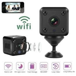 Cameras X6 Mini IP Camera WiFi Sports Camera HD 1080P Wireless Security Surveillance Builtin Battery Night Vision Smart Home Micro Cam