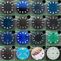 Kits Watch -Teile Zifferblatt 28,5 mm 29 mm 31 mm Laser -Gradienten Festfarb Ziff für NH35 NH36 ETA 2836 2824 Miyota 8215