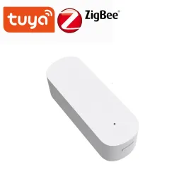 الكاشف tuya zigbee صغير الذكية مستشعر الاهتزاز حركة استشعار الاهتزاز الكشف عن أجهزة الإنذار مراقبة المنازل الذكية بوابة tuya الاستخدام